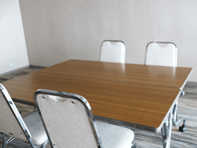 面接室、応接室、会議室、テーブルと椅子