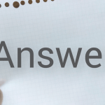 Answer、回答、答え